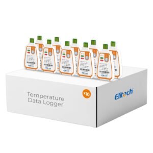 Datalogger Registrador de Temperatura USB de Un Solo Uso -30ºC a 70ºC Elitech RC-17 para Transporte de Hasta 120 Días (Caja x 10 Unidades)