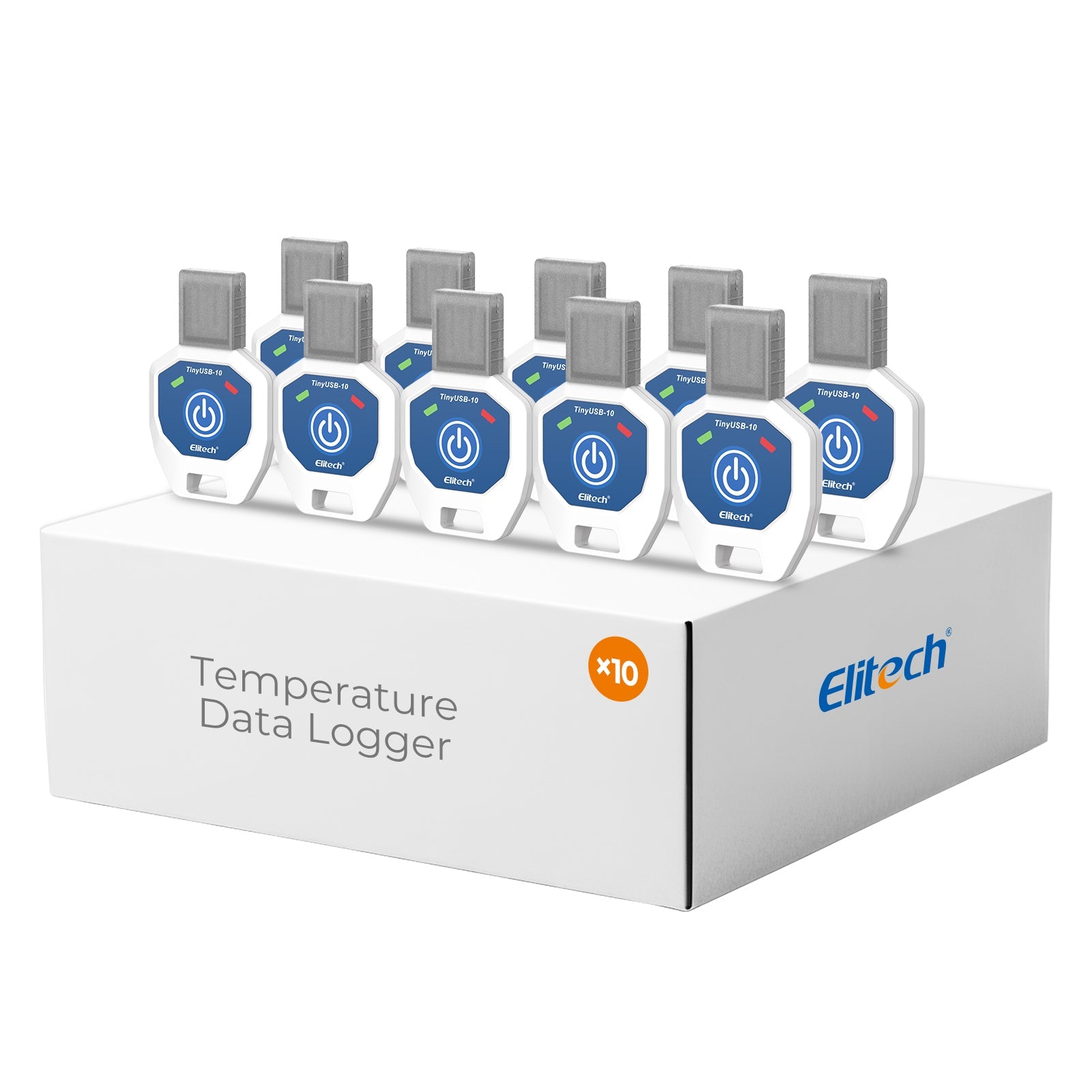 Datalogger Registrador de Temperatura de Un Solo Uso -10ºC a 40ºC Elitech TinyUSB-10 para Cadena de Frío (Caja con 10 Unidades) Datalogger Registrador de Temperatura de Un Solo Uso -10ºC a 40ºC Elitech TinyUSB-10 para Cadena de Frío (Caja con 10 Unidades)